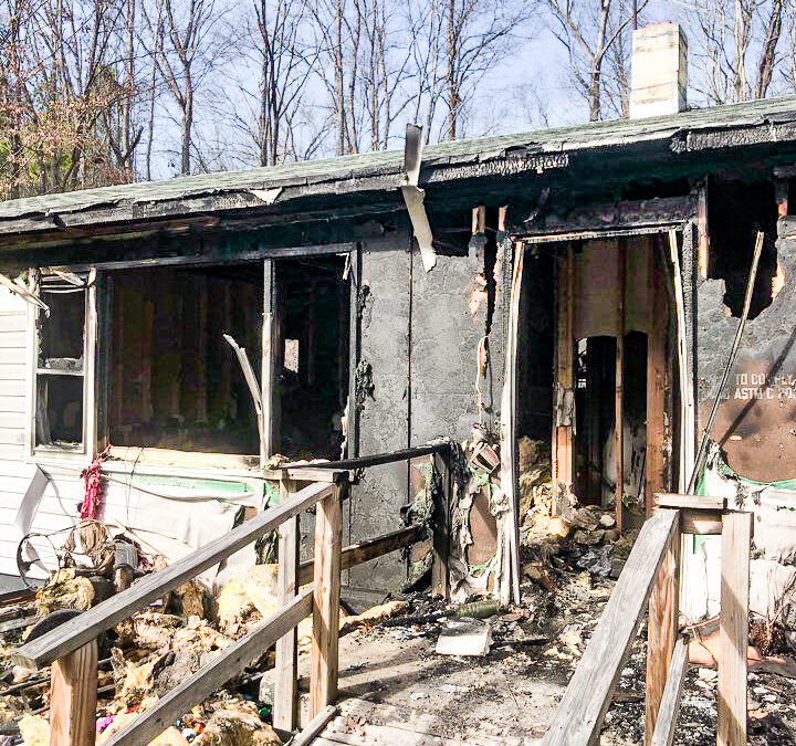 Charity Insurance Restoration Fire Repair in Amelia County, VA